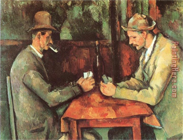 Paul Cezanne Card Players C 1890